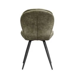 Eetkamerstoel Lenn - Stof - Olijfgroen -VIDAXL Winkel 10302534 0900