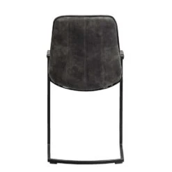 Eetkamerstoel Riv - Stof - Antraciet -VIDAXL Winkel 10302552 0900