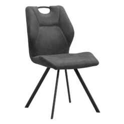 Eetkamerstoel Jesse - Antraciet -VIDAXL Winkel 10307040 0300