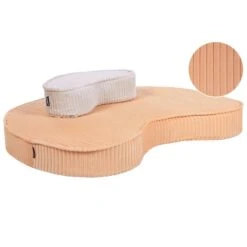 NILI - Vloerkussen - Perzik - Fluweel -VIDAXL Winkel 103ea563ef0541e3b5dd300a1e332714