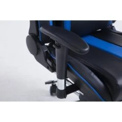 CLP Bureaustoel Limit Zwart Frame - Kunstleer - Zwart/blauw -VIDAXL Winkel 107b2a5e3cf445e8b6243e1799f7c64d