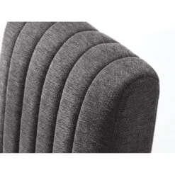 Eetkamerstoel Stof Donkergrijs - Incl. Armleuning - Trout - Set Van 2 -VIDAXL Winkel 107f46e59e434b139a5314473a18f4ab