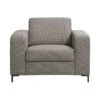 Fauteuil Tom Stof Basel - Grijsbruin
