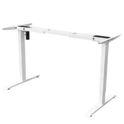 Elektrisch Verstelbaar Bureau - 160x80 Cm - Single Motor - Wit -VIDAXL Winkel 1109961484 0103