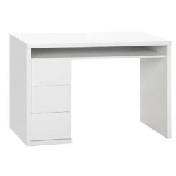 Bureau Genua - Hoogglans Wit - 75x110x60 Cm