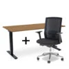 MRC COMFORT Set - Zit-sta Bureau + Stoel - 160x80 - Havanna -VIDAXL Winkel 1136887828