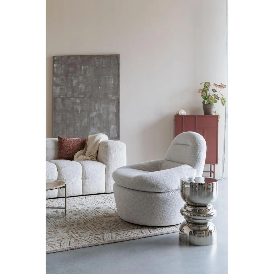 Housecraft Velvoro Fauteuil Off-White - Off White 2 Housecraft Velvoro Fauteuil Off-White - Off White - Afbeelding 2