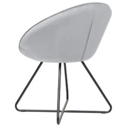 FLOBY II - Fauteuil - Grijs - Fluweel -VIDAXL Winkel 12070a75bc954cad925d8980b56829c3