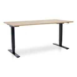 MRC COMFORT Set - Zit-sta Bureau + Stoel - 160x80 - Robuust Eiken -VIDAXL Winkel 1249661933 0101