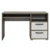 Bureau Mono - Wit/steigerhoutlook - 75x125x55 Cm -VIDAXL Winkel 12503485