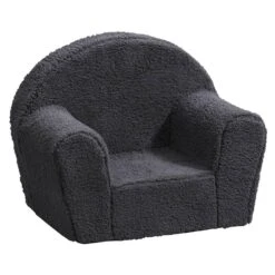 Kinderfauteuil Louise - Stof - Antraciet