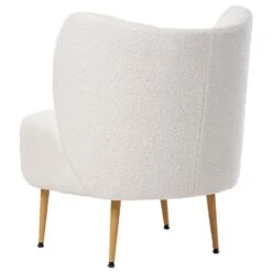 OTSBY II - Fauteuil - Off-white - Bouclé -VIDAXL Winkel 1260bbe76ccc4d1683ae58e08714ec46