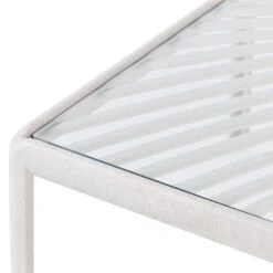 FERRETTI - Salontafel - Lichtbeige - 69 X 69 Cm - Synthetisch -VIDAXL Winkel 12b0a7d4e3cf4a1e8dd5e7339eab7e19