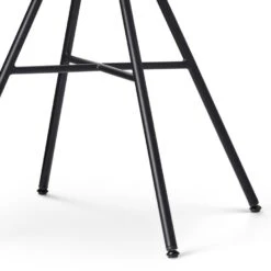 Nolon Noa-Liz Eetkamerstoel Wit - Lichtgrijs Kussen - Zwarte Poten -VIDAXL Winkel 12f2b9106b2a484fbf61202e7720ac93