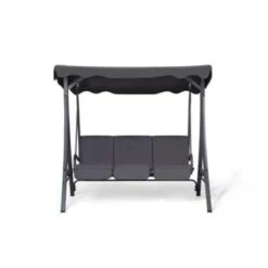 Beliani Schommelbank GARBO - Grijs Polyester -VIDAXL Winkel 130aa4a9c1ff4b708ba36dcee014d182