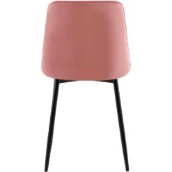 CLP Eetkamerstoel Gifford Mat Zwart Frame - Fluweel - Roze -VIDAXL Winkel 1364ee7c953c469b9946e4ad51b861b2