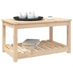 VidaXL - Loungetafel - Naturel - Massief Grenenhout - 82,5x50.5x45 Cm -VIDAXL Winkel 14a2956124ac444bb5abd95ca9adb26d