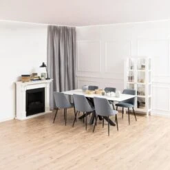 Eetkamerstoel - Grijs - Stof - Zithoogte 48,5cm - Ingel - Set Van 4 9 Eetkamerstoel - Grijs - Stof - Zithoogte 48,5cm - Ingel - Set Van 4 -VIDAXL Winkel 1502707683374b3ba536ab7c0fd01d0e