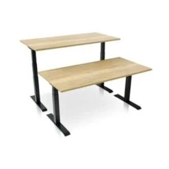 MRC PRO Elektrisch ARBO Zit-sta Bureau - 160x80 Cm Robuust Eiken -VIDAXL Winkel 1507408813 0102