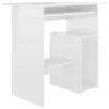 VidaXL Bureau 80x45x74 Cm Spaanplaat Hoogglans Wit -VIDAXL Winkel 1540272565