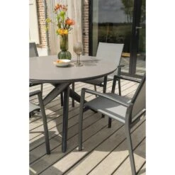 Dublin Ronde Tuintafel Ø120 Cm. - Antraciet -VIDAXL Winkel 15c9defe035c43a39fb21d92311de200