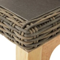 Tectake Wicker Bartafel Lovas Met 6 Stoelen Latina, Natuur -VIDAXL Winkel 1678ad26d1bb4c5abdee314dc48da571