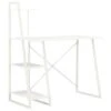 VidaXL Bureau Met Schappen 102x50x117 Cm Wit -VIDAXL Winkel 1688680648