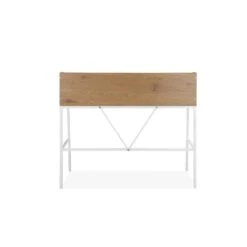 Livorno - Bureau Wit Eiken MDF -VIDAXL Winkel 16b441315808425584168dc62a6c664c