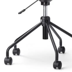 Nolon Nout-Puk Bureaustoel Wit - Met Armleuning - Zwart Onderstel -VIDAXL Winkel 1727757793aa4573994b667e7b909366