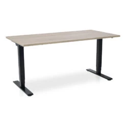 MRC COMFORT Elektrisch Zit Sta Bureau - 180x80 - Midden Eiken