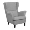 Beliani Oorfauteuil ABSON - Grijs Polyester 9 Beliani Oorfauteuil ABSON - Grijs Polyester -VIDAXL Winkel 1781107716