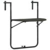 VidaXL Balkontafel Hangend 60x64x83,5 Cm Rattan-look Kunststof Bruin -VIDAXL Winkel 1814806691