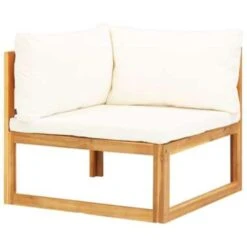 VidaXL 6-delige Loungeset Met Kussens Massief Acaciahout -VIDAXL Winkel 1856523529 0103