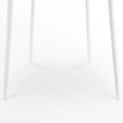 Nolon Nora-Liz Eetkamerstoel Zwart - Beige Kussen - Witte Poten -VIDAXL Winkel 18a4ced74d044f24af04c51c3d4151e3