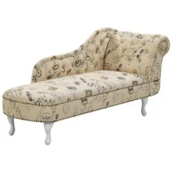 NIMES - Chaise Longue - Beige - Rechterzijde - Polyester -VIDAXL Winkel 1913777e8d55443b9d980b5cd9689ce9