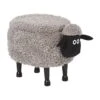 SHEEP - Hocker - Grijs - Polyester -VIDAXL Winkel 1960931351