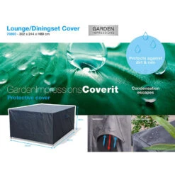 Garden Impressions Lounge Dining Hoes 302x244xH80 Cm -VIDAXL Winkel 1969458747 0101