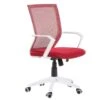 Beliani Bureaustoel RELIEF - Rood Mesh