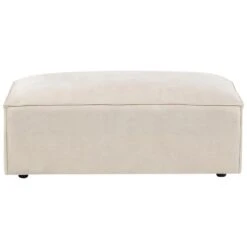 HELLNAR - Ottomaan - Beige - Fluweel -VIDAXL Winkel 19b7c2869c8f4e8e9d50ef28ebec4c36