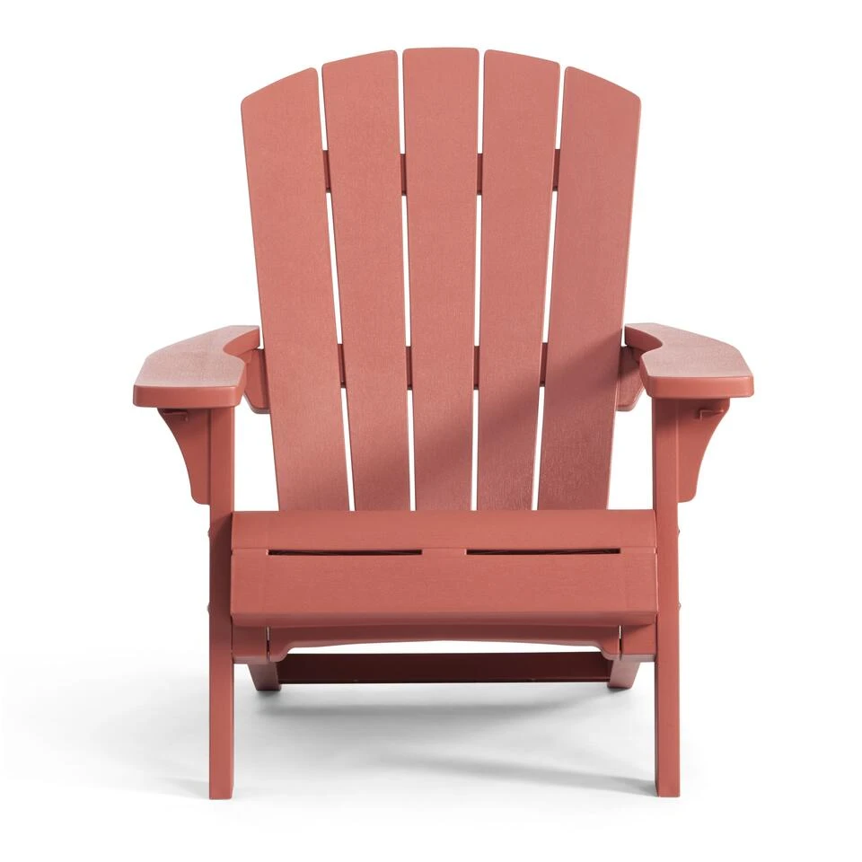 Keter Troy Adirondack Tuinstoel - 85x80x96,5cm – Terracotta 3 Keter Troy Adirondack Tuinstoel - 85x80x96,5cm – Terracotta - Afbeelding 3
