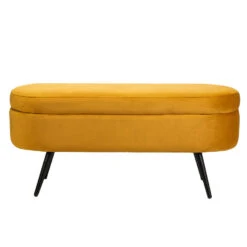 Bank Van Metaal En Geel Mosterdfluweel -VIDAXL Winkel 1a0ce1badf864a998d571b778258791b