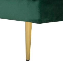 MIRAMAS - Chaise Longue - Smaragdgroen - Rechterzijde - Fluweel -VIDAXL Winkel 1a38b149f43a4f11a3964b56c30e68c4