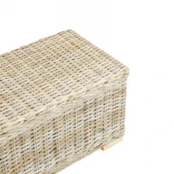 Bank Ingang Scandinavische Slaapkamer Hout Rotan Natuurlijke Vezels -VIDAXL Winkel 1a9816383f414a4ba9c7427f080fbeaf