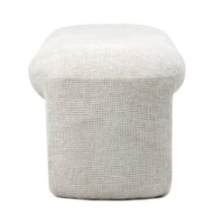 Halbankje Stof Beige - 110x45x40cm - Raven -VIDAXL Winkel 1ba18ff1ffa54a5aa3be719ce08368fb