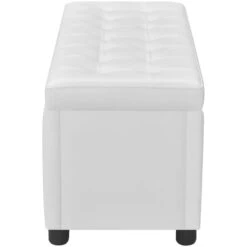 VidaXL Opberghocker Kunstleer Wit -VIDAXL Winkel 1bd6694d32cb475b9b8942507e167d4e