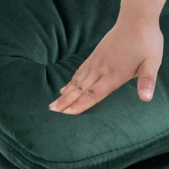 CLP Barkruk Damar Zwart Frame - Fluweel - Groen -VIDAXL Winkel 1be87ed0c26e42cda000a1d3a6adc168