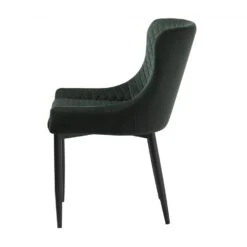 Nordic Home - Milly Eetkamerstoel Velvet - Groen -VIDAXL Winkel 1c63337758734b3ab29f21f6c65738e4