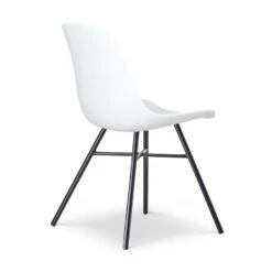 Nolon Noa-Pip Kunststof Tuinstoel Wit - Zwart Onderstel -VIDAXL Winkel 1c8dc45f87e7496081f791fab59b9199