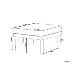 BARATTI - Tuin Ottomaan - Lichte Houtkleur/Wit - Acaciahout 10 BARATTI - Tuin Ottomaan - Lichte Houtkleur/Wit - Acaciahout -VIDAXL Winkel 1dd5c2820f024b83ac6baecae9b0fa00