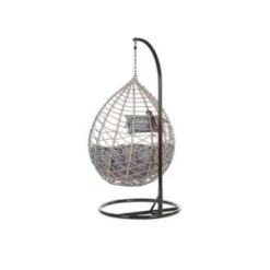 ARSITA - Hangstoel - Grijs - 100 Cm - PE Rotan -VIDAXL Winkel 1de848b049c94d708cff250ec97df3bb